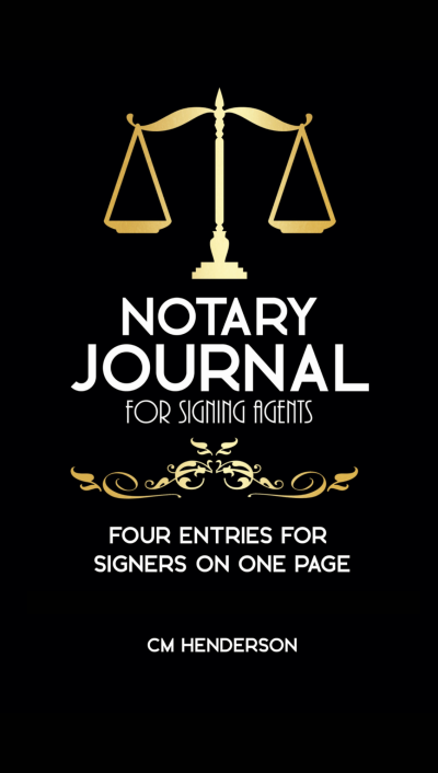 Notary Journal For Signing Agents