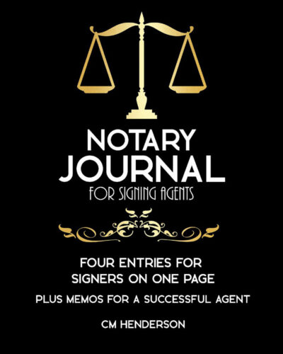 Notary Journal For Signing Agents