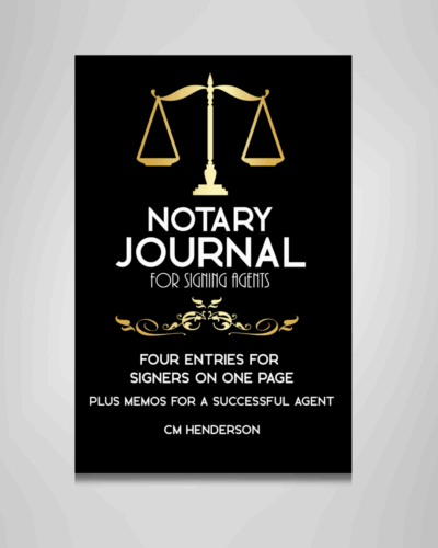 Notary Journal With – Plus References For A Successful Agent