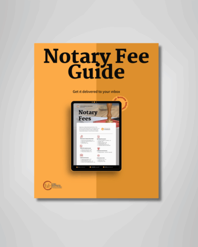 Notary Fee Guide